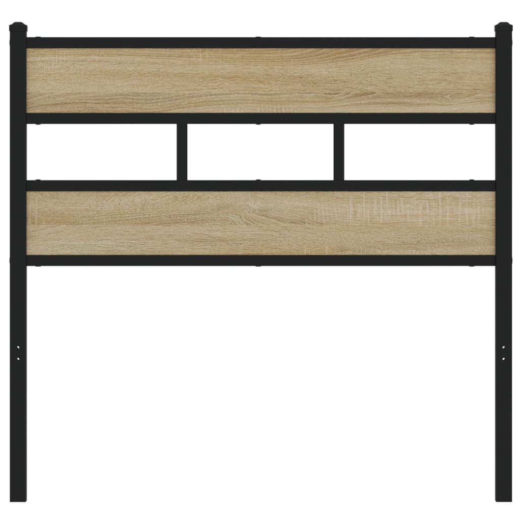 VIDAXL - Headboard - Sonoma Oak - 80 cm - Brown - Image 3
