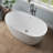 51'' Acrylic Freestanding Tub Freestanding Soaking Bathtub