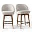Tabouret de comptoir pivotant rembourré-179091151