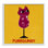 Giclée encadrée de vin de chat Purrgundy, design par Carrie Cantwell