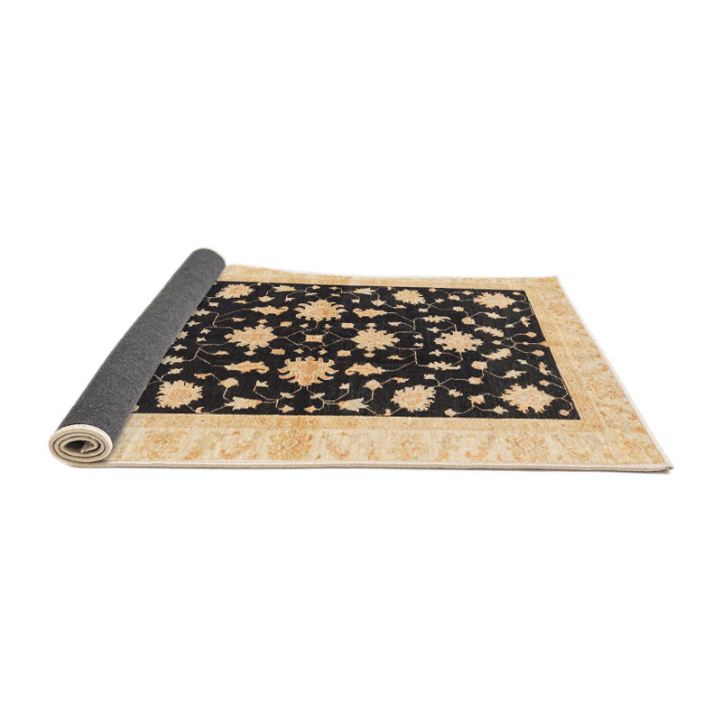 Wool Abstract Indoor Rug, Round 6'