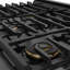 ZLINE Autograph 36 in. Paramount Gas Range in Black Satin Stainless Steel and Gold Accents-540928486