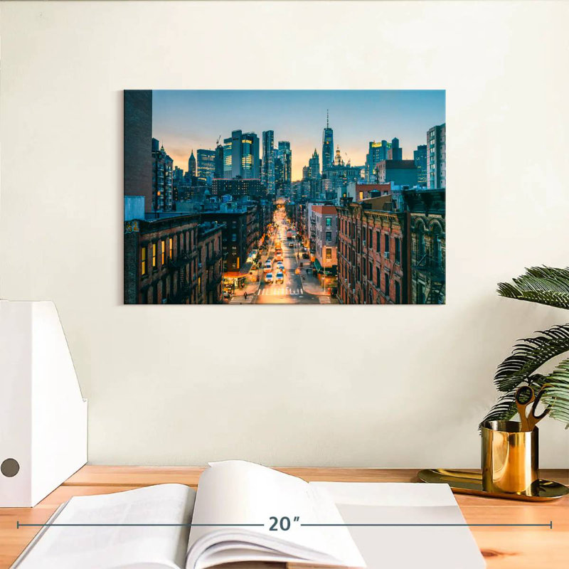 Sireci Lower Manhattan Twilight Rush, 8" H x 12" W