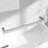 31''-32'' W x 55'' H 180° Pivot Frameless Bathtub Shower Door, 6mm ANSI SGCC Tempered Glass with Dual Nano Easy-Clean & Explosion-Proof Film, Brushed Nickel-93534095