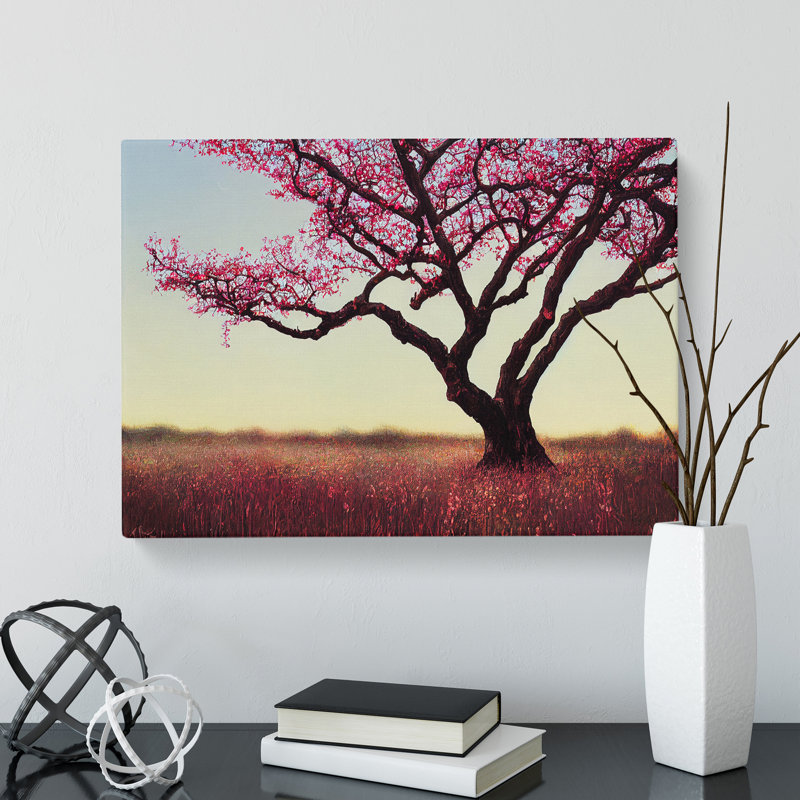 Feisty Blossom Tree - Wrapped Canvas, 35cm H x 50cm W x 3cm D