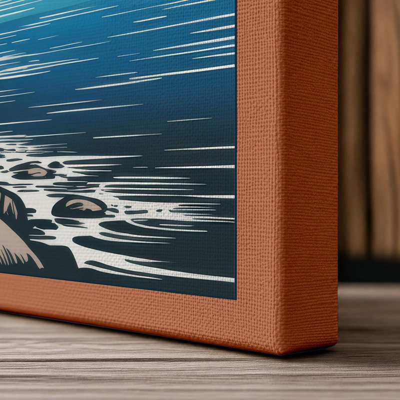 Print, 18x12 - 45.7 x 30.5 cm, Terracotta Border