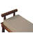 Amber Oak Leather Bench