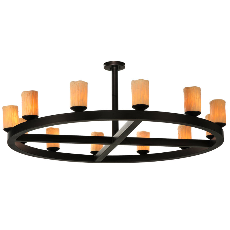 Rustic Lodge 12 - Light Chandelier