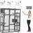 Extra Large Cat Cage - Gray