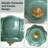 Glass Pumpkin Semi Flush Mount Ceiling Light