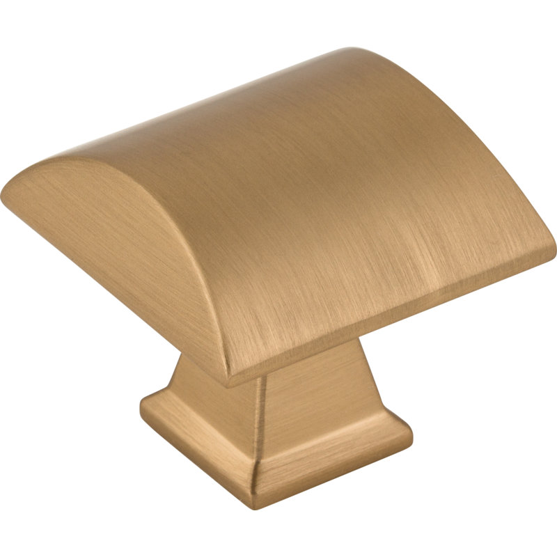 Roman Square Knob, Satin Bronze