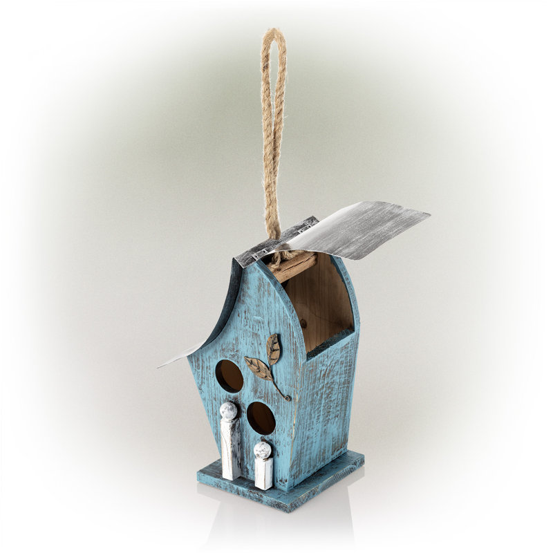 Hanging Birdhouse, Blue