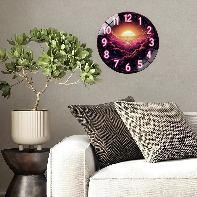 Horloge murale 12 po