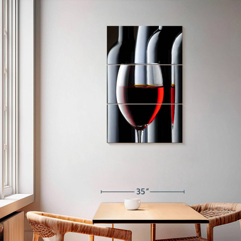 Vin rouge Yarlin Cabernet, H 57 po x l 36 po