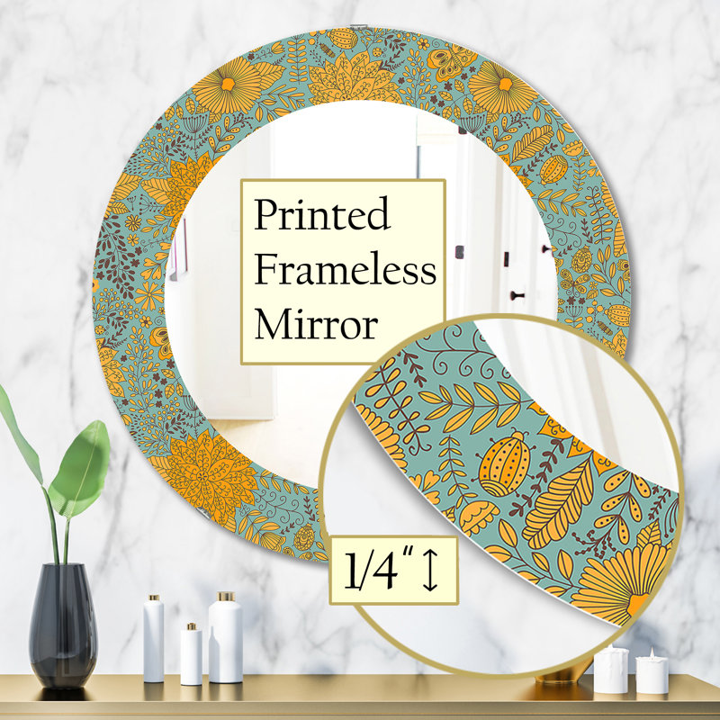 Miroir d'appoint Moods 7 Mid-Century, H 31,5 po x l po