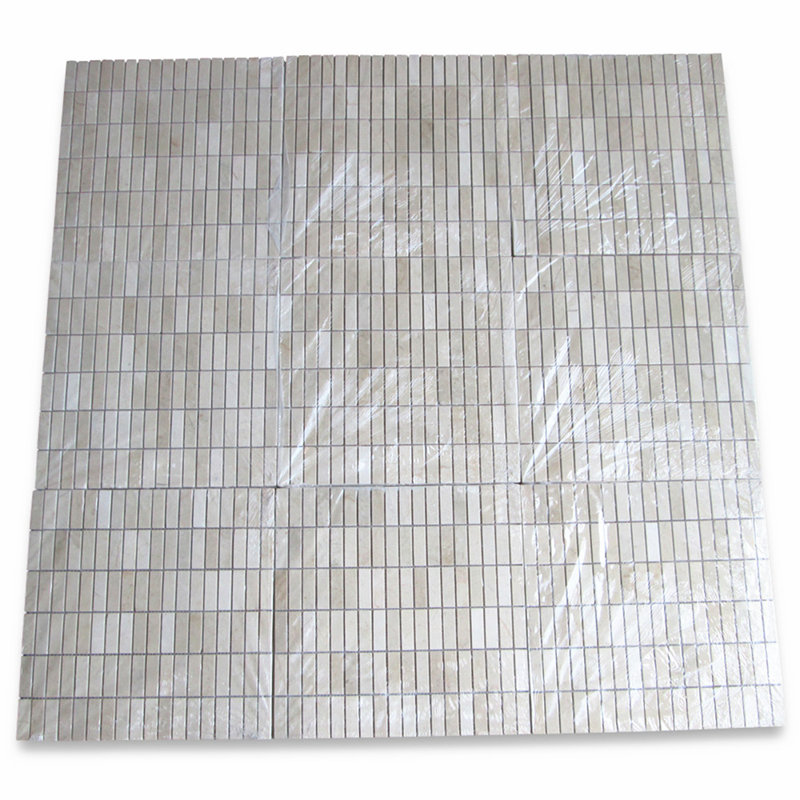 12" x 12" Marble Subway Tile