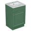 Meuble-lavabo avec lavabo et tablette réglable-5898094