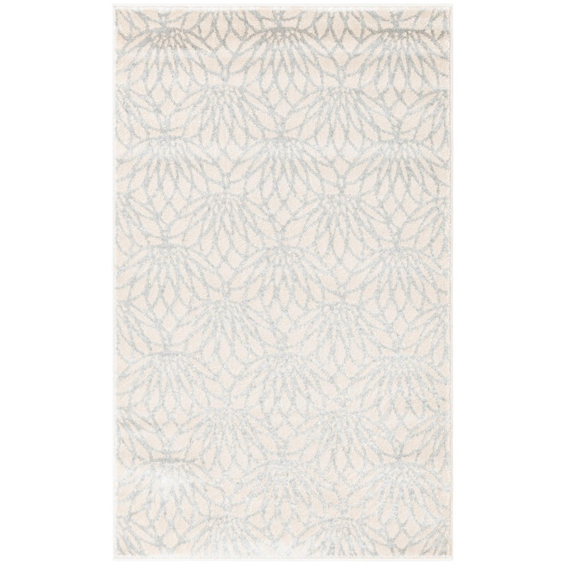 Alyciana Floral Indoor Rug, Rectangle 3'3" x 5'3"