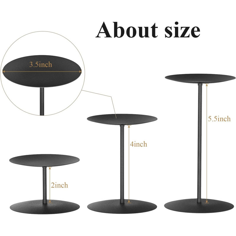 Pillar Candle Holders Stand for Candles