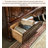 American retro solid wood two-door wardrobe
