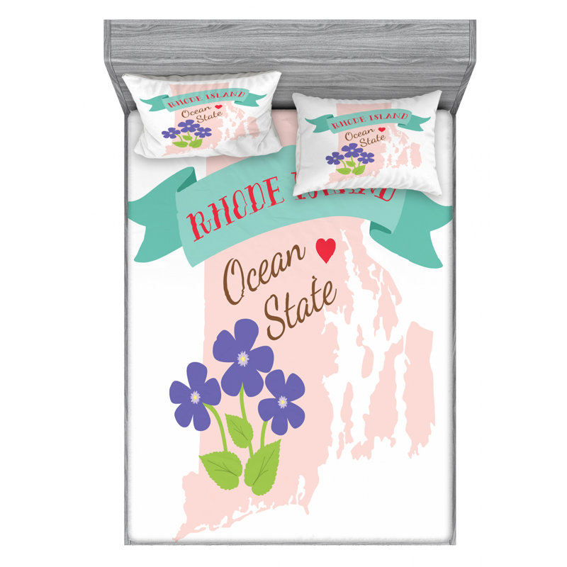 Microfiber Sheet Set, Queen Sheet Set + Fitted Sheet + 1 Pillowcases
