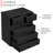 Makeup Vanity & Jewelry Organizer Case, Large, 6 Drawer, Black-1657146115