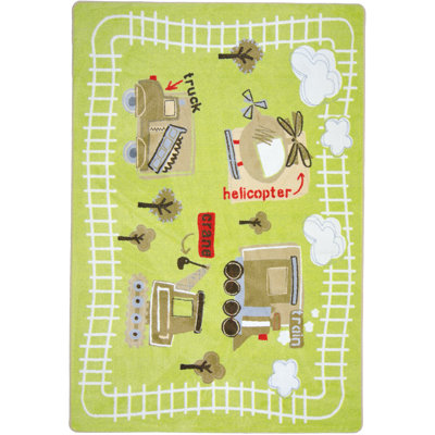 Tapis Just for Kids Big Machines