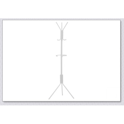 Contemporary Metal Coat Rack with 6 Hooks, Hall Tree, Free Standing, Perfect for Entryway and Bedroom Organization