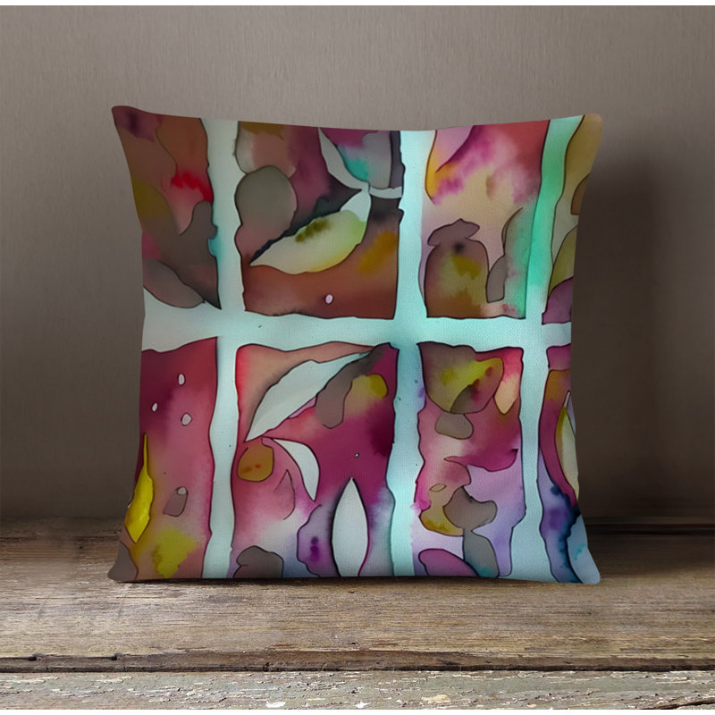 Coussin décoratif, Polyester, H 16 po x l 16 po