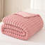 Striped Plush Lightweight Throw Blanket, Ultra Soft & Cozy for Sofa Couch Bed, Machine Washable-125310132-125310134