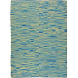 Modern One-of-a-Kind Rectangle 9'10" X 13' Flatweave Area Rug