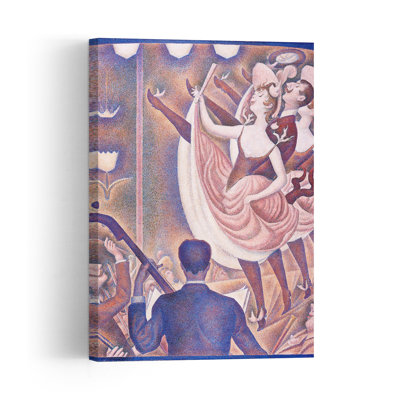 Le Chahut, 1890 Impressionist Abstract Contemporary Wall Art Print 1 Piece Wrapped Canvas Wall Art