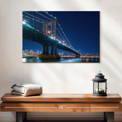 Lilie NYC Bridge At Night