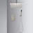 Ceiling Mounted Shower System Combo Set With Handheld And 12"Shower Head-122404489