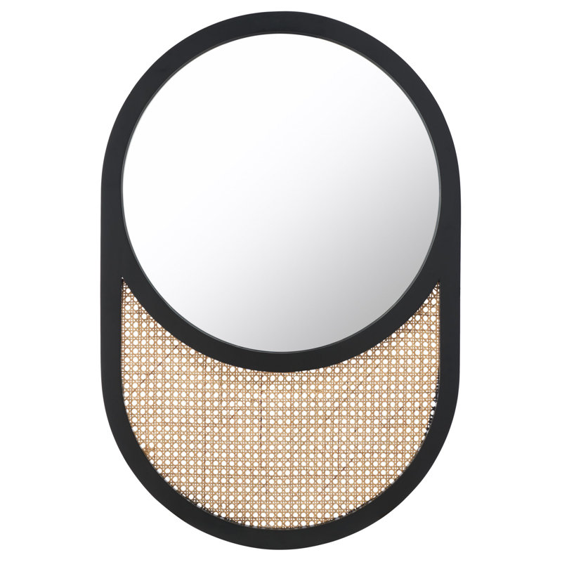 Miroir Risley, Noir / naturel