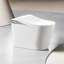 Toilette intelligente avec couvercle et siège ouverts