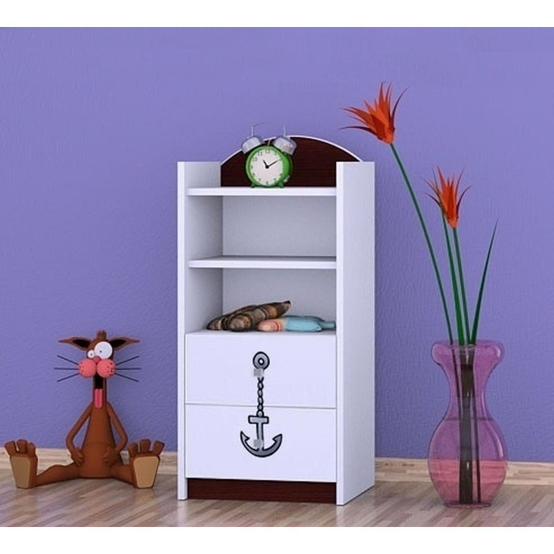 Raphael 96 cm H X 45 cm W Kids Cube Bookcase, Wenge