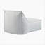 Outdoor Bean Bag Lounge Chair, Light Grey