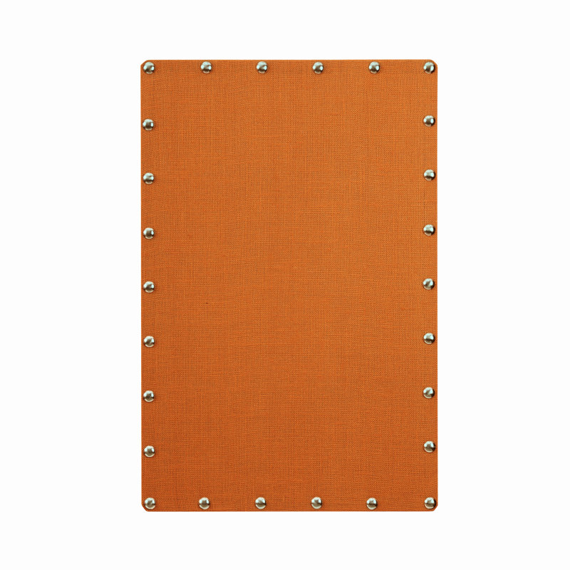 Babillard magnétique en toile de jute Magness, Orange