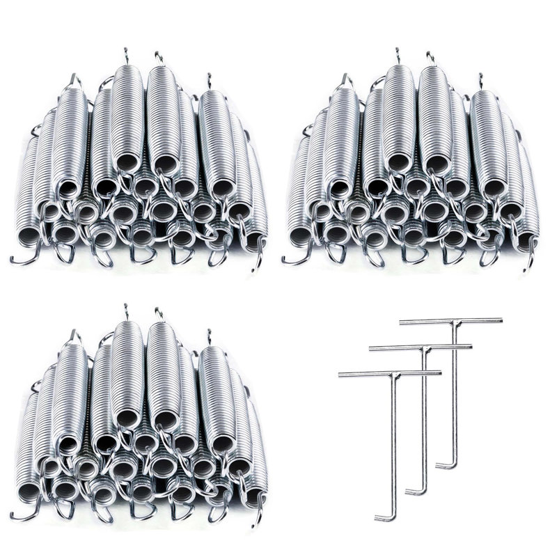 Yescom 0.9'' Springs, 0.9" H x 0.9" W x 7" D