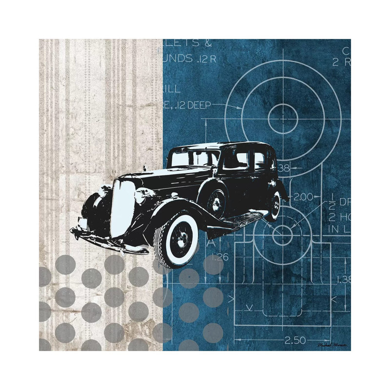 Classy Ride I by Michael Marcon - Wrapped Canvas Print, 30.48 cm H x 30.48 cm W