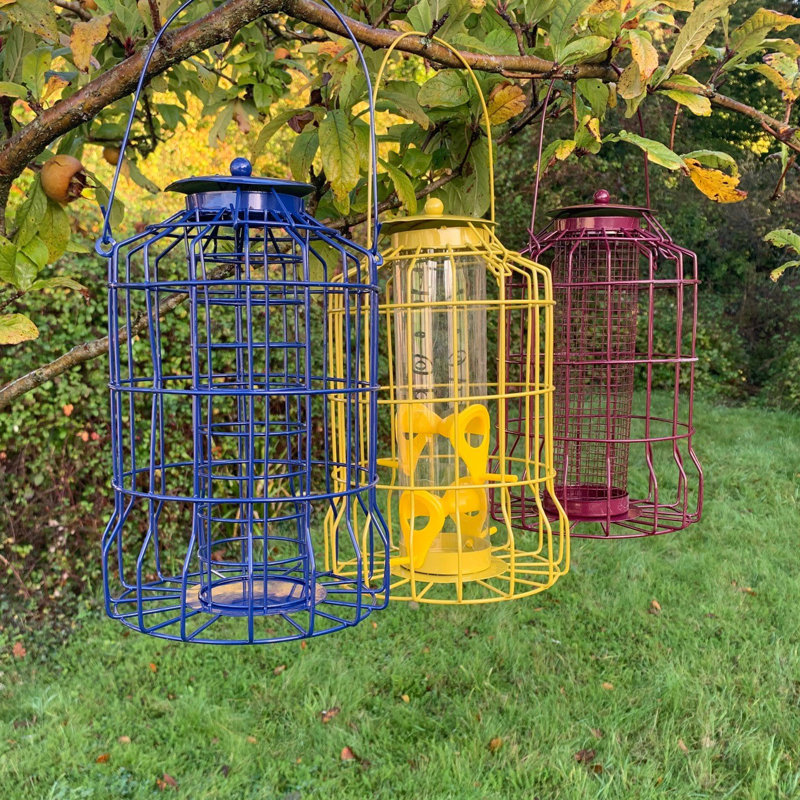 Laguiole Metal Hanging Tube Bird Feeder