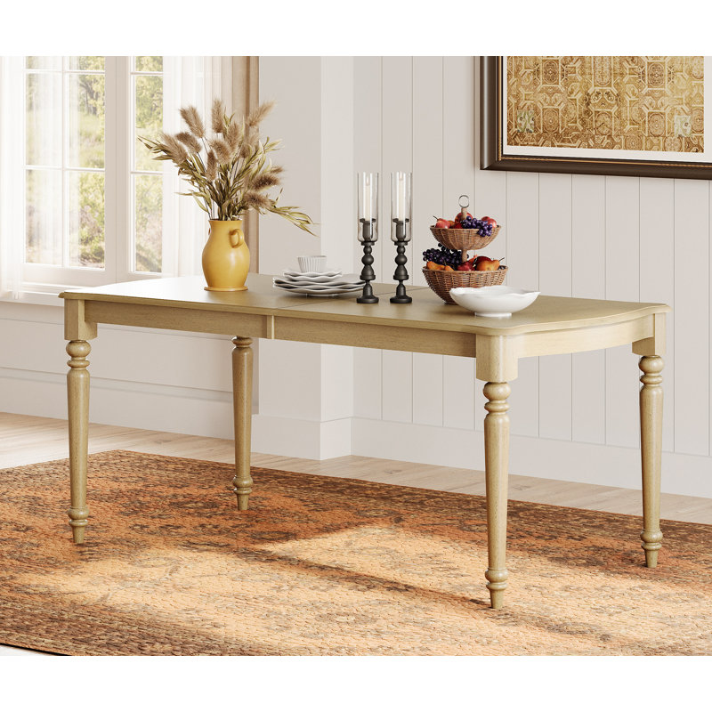 Solid Wood Base Dining Table
