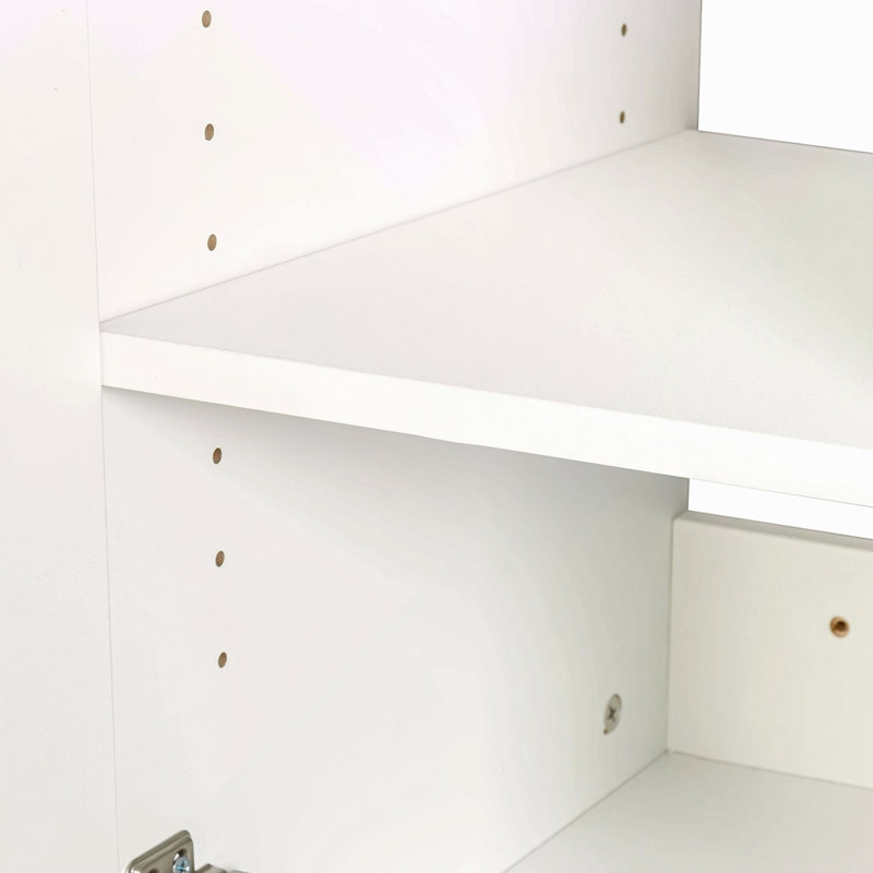 Armoire de rangement murale empilable, P 15,75 po x l 35,43 po x H 19,69 po