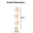 69-Inch LED Floor Lamp, White