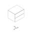Privilegio 55cm W Manufactured Wood Bedside Table
