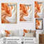 «Orange» et «Paint Waves» - Art mural abstrait à l'encre liquide-1551669619-1551669618