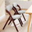 Chaise rembourrée empilable rembourrée et rembourrée-106112529