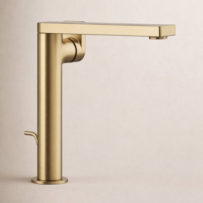 Composed Single-Hole Bathroom Faucet with Drain