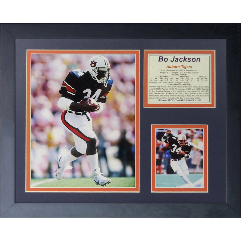 Souvenirs encadrée bo jackson-auburn
